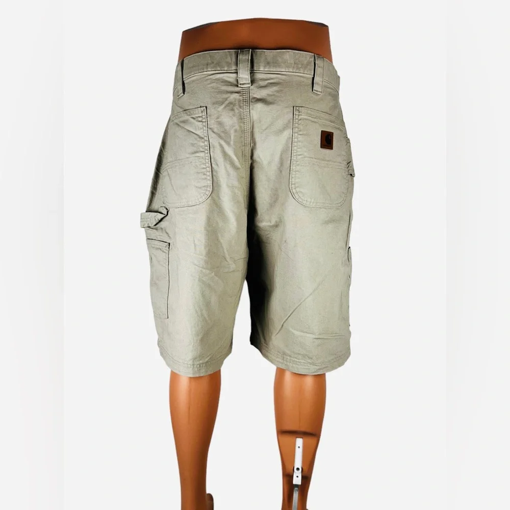 Carhartt Mens 40 X 10 Shorts Original Fit 100% Cotton B147 Tan Work Flat EUC